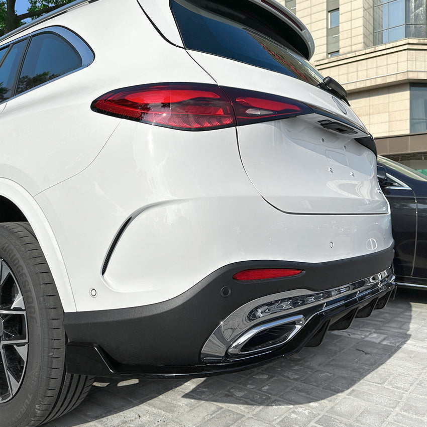 A Style Gloss Black Diffuser for Mercedes Benz X254 GLC SUV 23-26