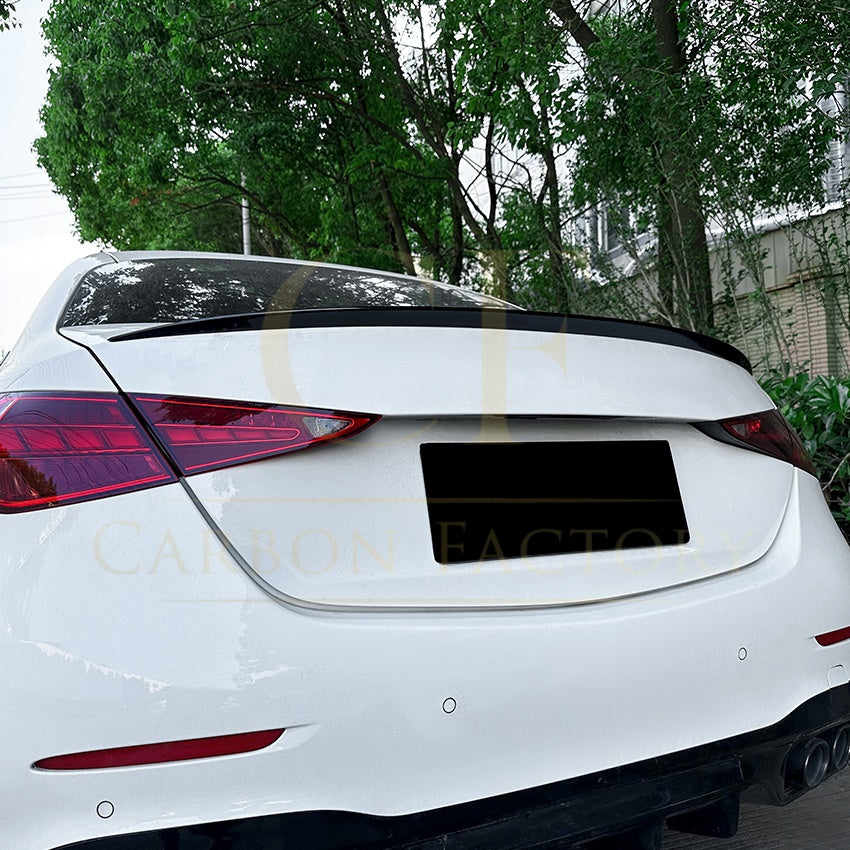 OEM Style Gloss Black Boot Spoiler for Mercedes Benz W206 C Class Saloon 22-Present - Carbon Factory
