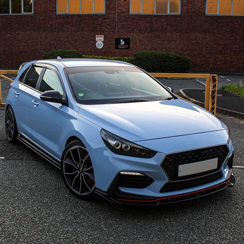 Gloss Black Headlight Trims for Hyundai i30 i30N MK3 17-19