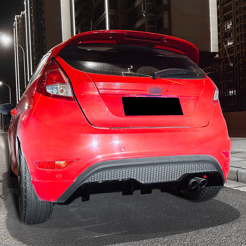 Gloss Black Diffuser for Ford Fiesta ST B299 MK7 MK7.5 08-17