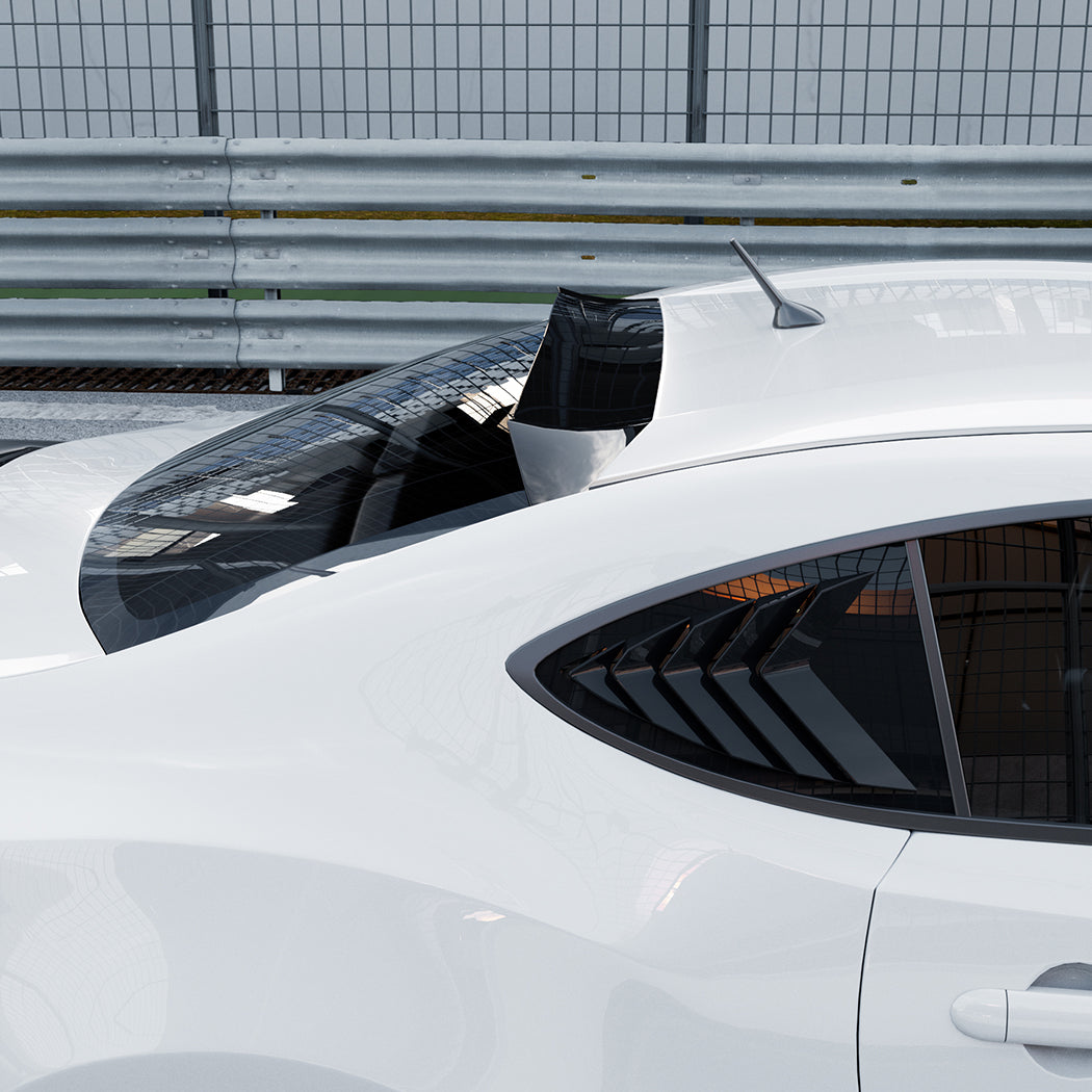 V style Gloss Black Roof Spoiler for Toyota GT86 12-20