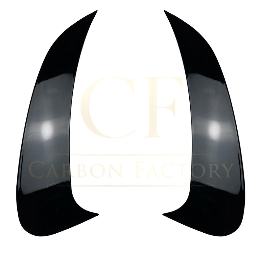 Style A Gloss Black Rear Bumper Trims for Mercedes Benz W206 C Class 22-Present (stick on) - Carbon Factory