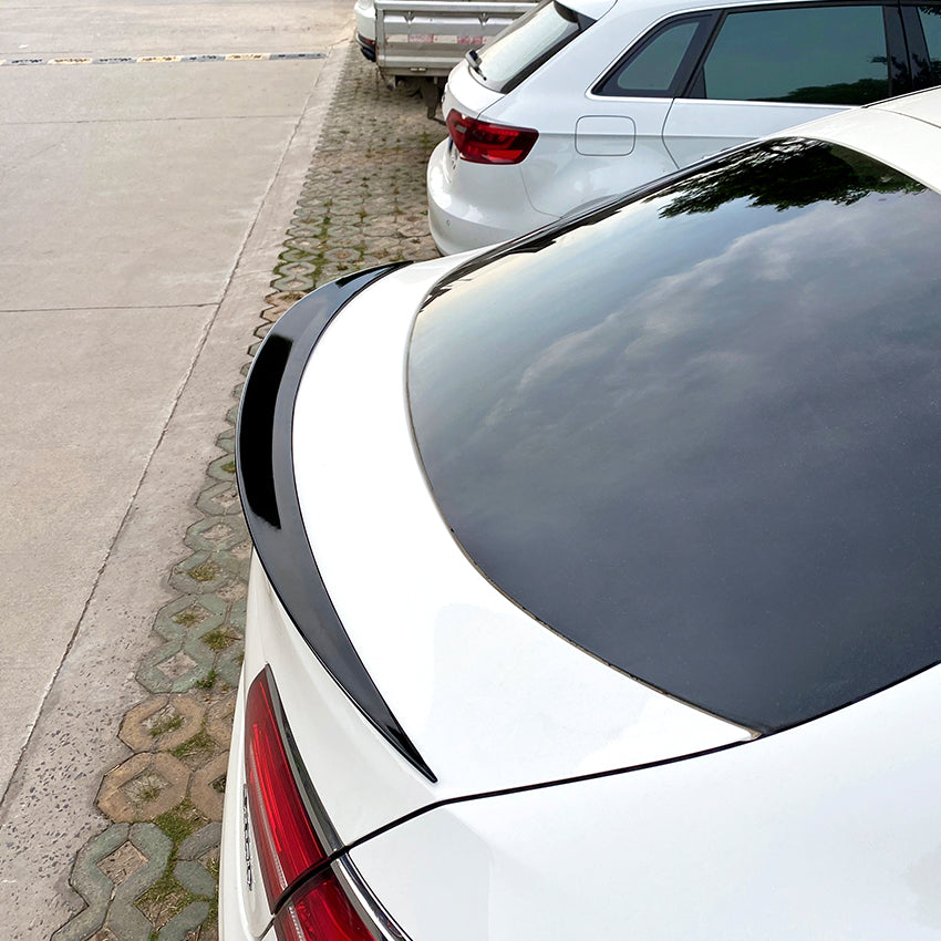 V Style Gloss Black Boot Spoiler for Mercedes Benz C253 GLC Coupe 15-22