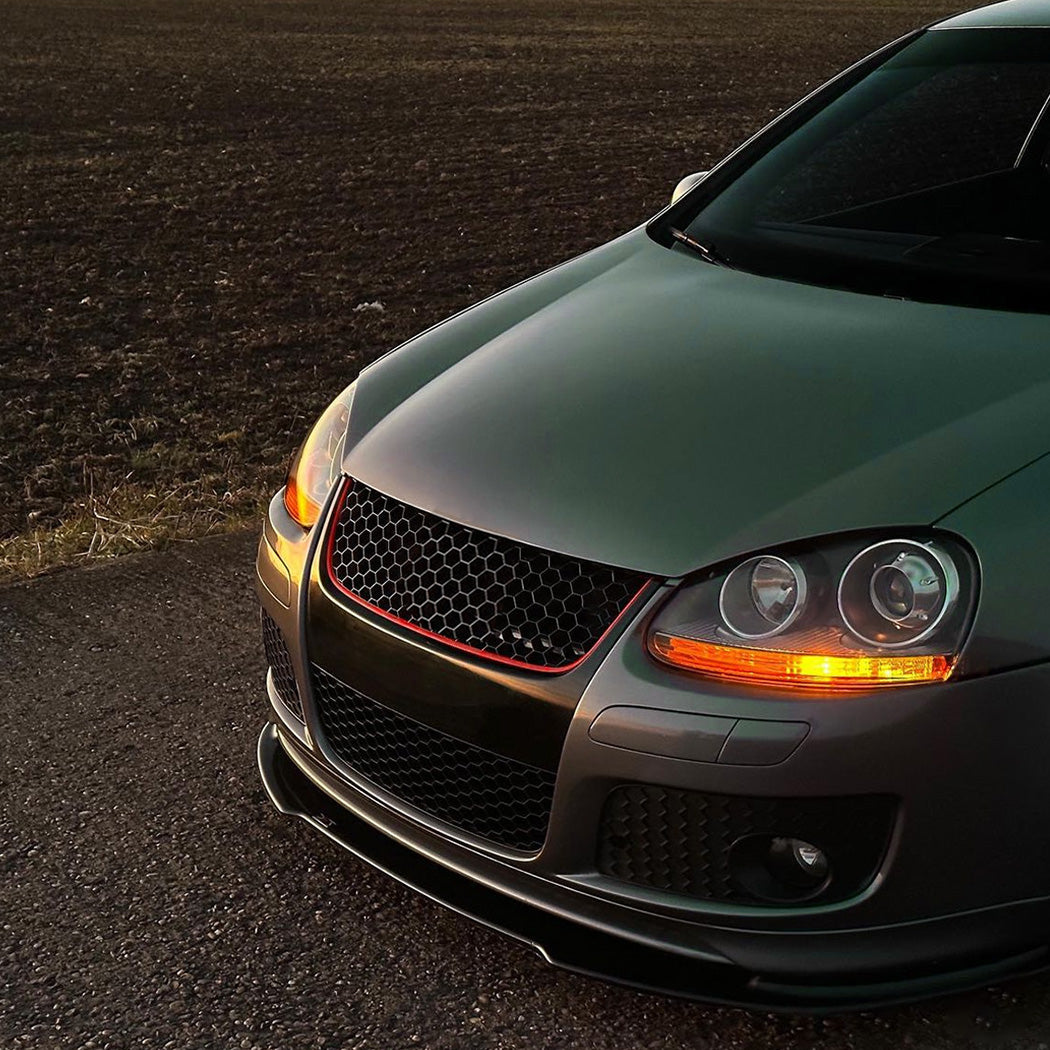 Gloss Black Front Splitter for VW Golf MK5 GTI 03-08