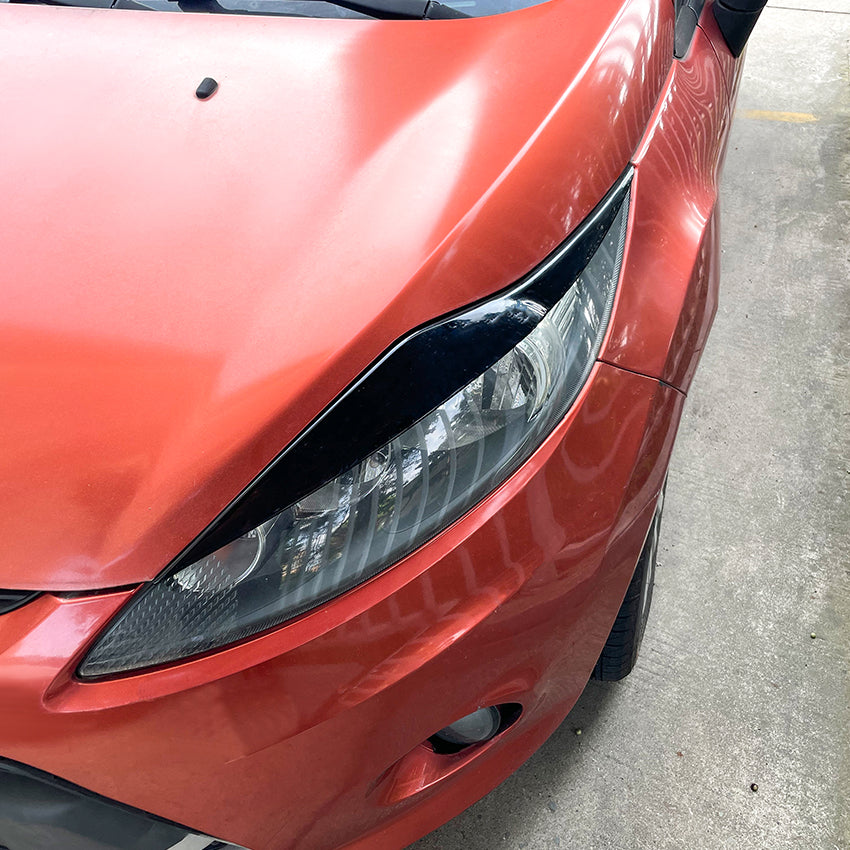 Gloss Black Headlight Trims for Ford Fiesta B299 MK7 08-12