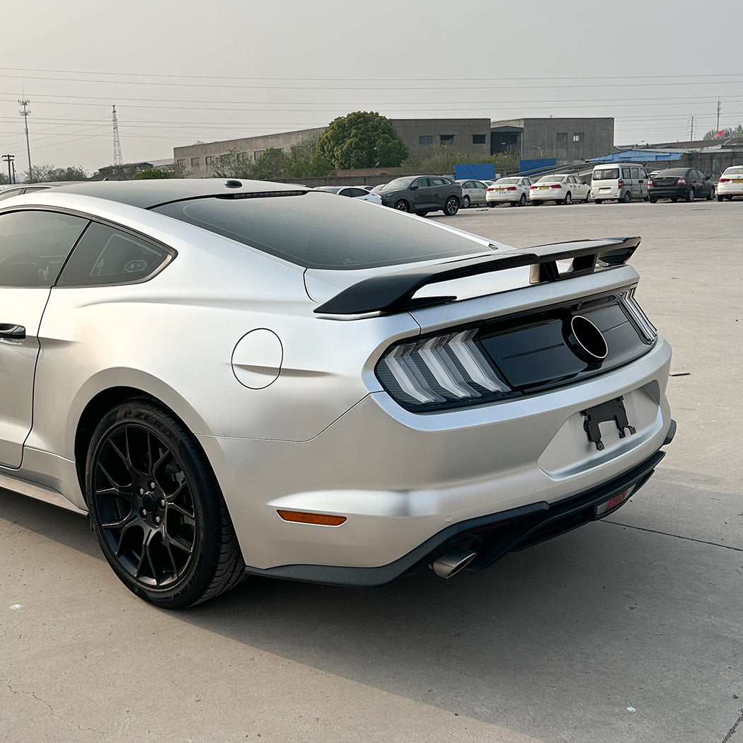 GT Style Gloss Black Boot Spoiler for Ford Mustang S550 MK6 15-23