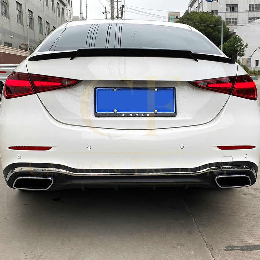 Brabus Style Gloss Black Boot Spoiler for Mercedes Benz W206 C Class Saloon 22-Present - Carbon Factory
