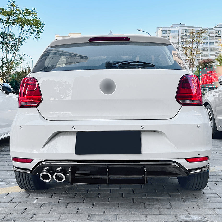 Max Style Gloss Black Diffuser for VW Polo MK5 Standard Model 10-14