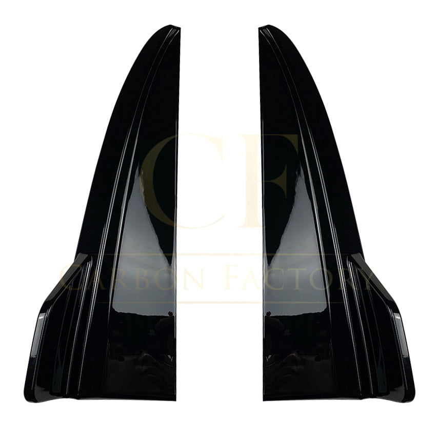 Gloss Black Rear Bumper Spats for Mercedes Benz W205 C Class Saloon 15-21 - Carbon Factory
