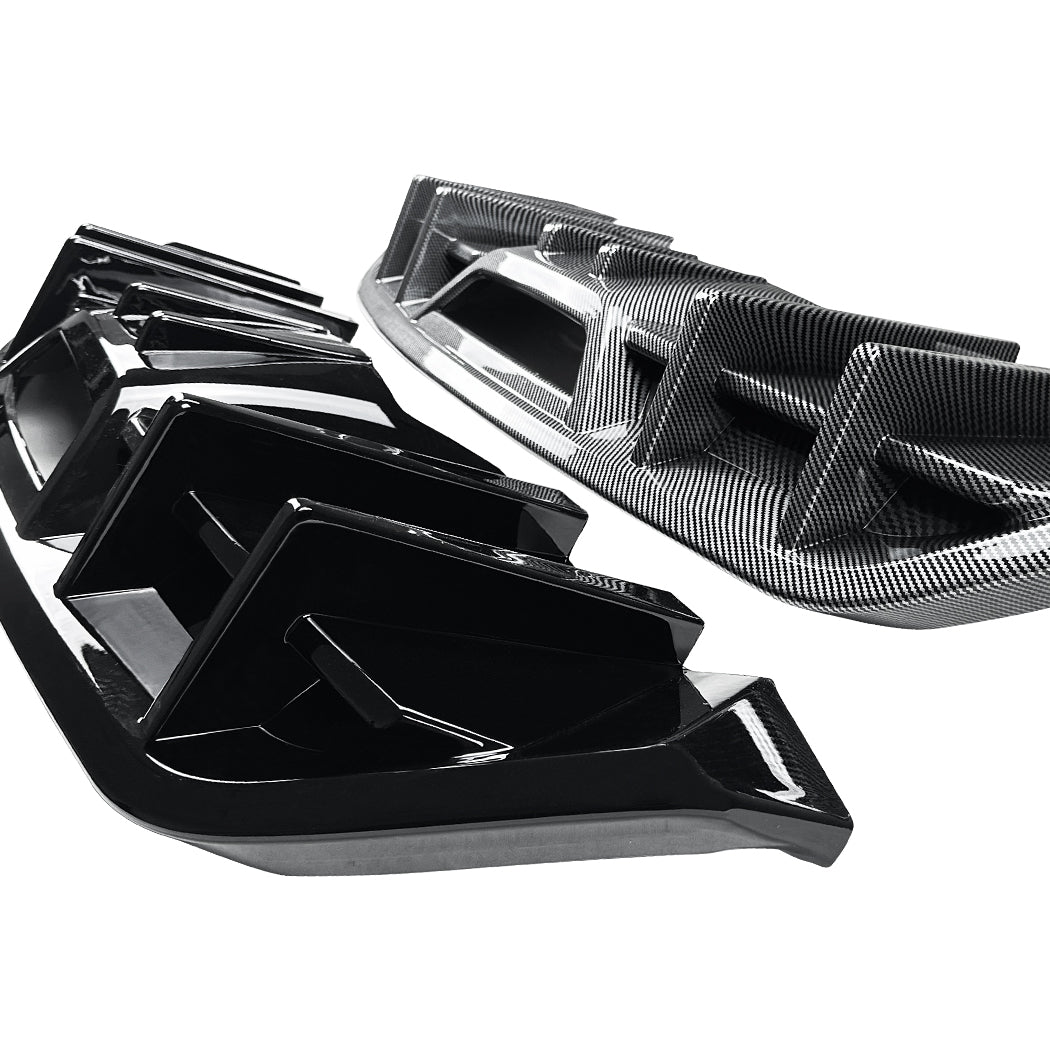 Gloss Black Rear Diffuser for Ford Mustang S550 MK6.5 18-23