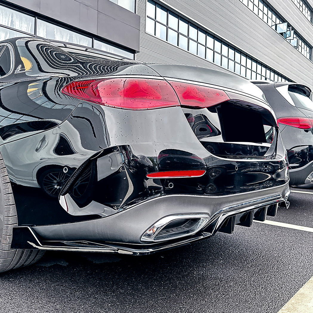 AMG Style Gloss Black Rear Diffuser for Mercedes Benz W214 S214 E Class AMG 24-Present - Carbon Factory