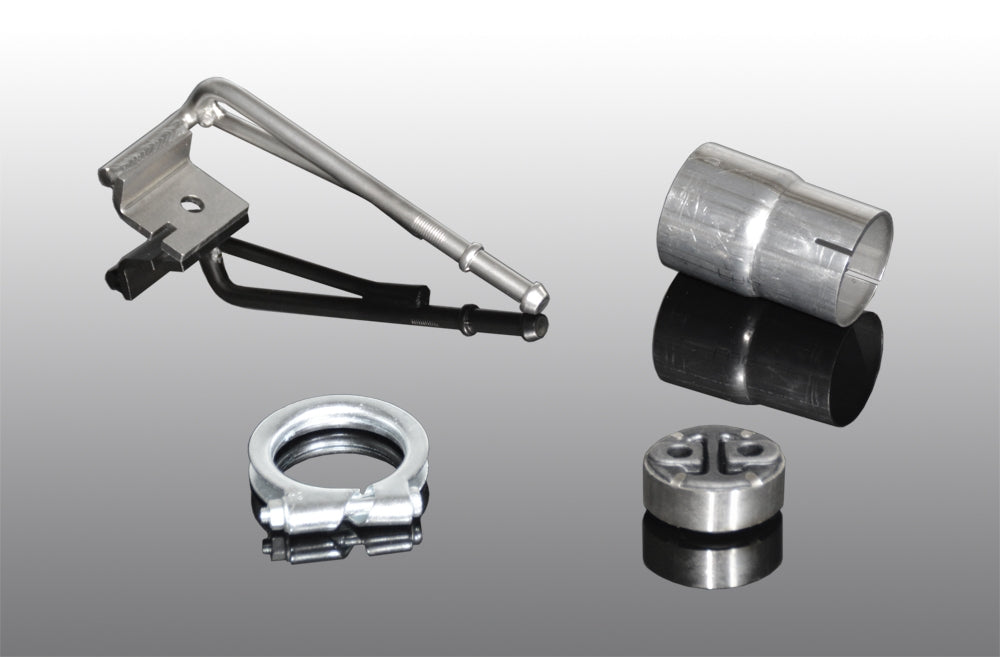 AC Schnitzer silencer with black tailpipe for MINI F57 Cooper S with exhaust flap (18122563109)