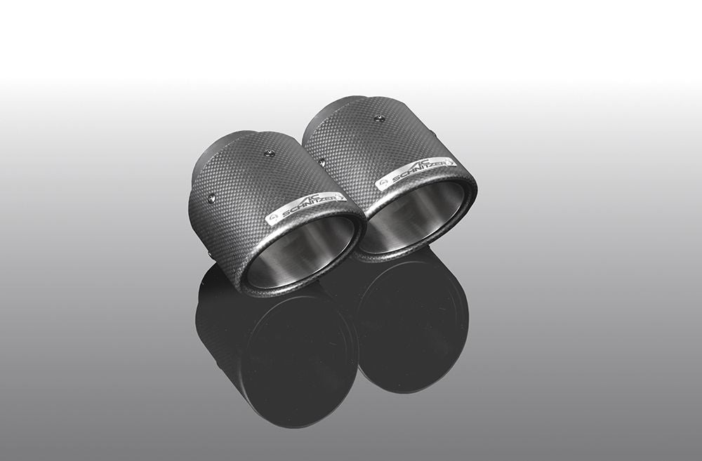 AC Schnitzer silencer with black tailpipe for MINI F56 Cooper S with exhaust flap (18122563109)