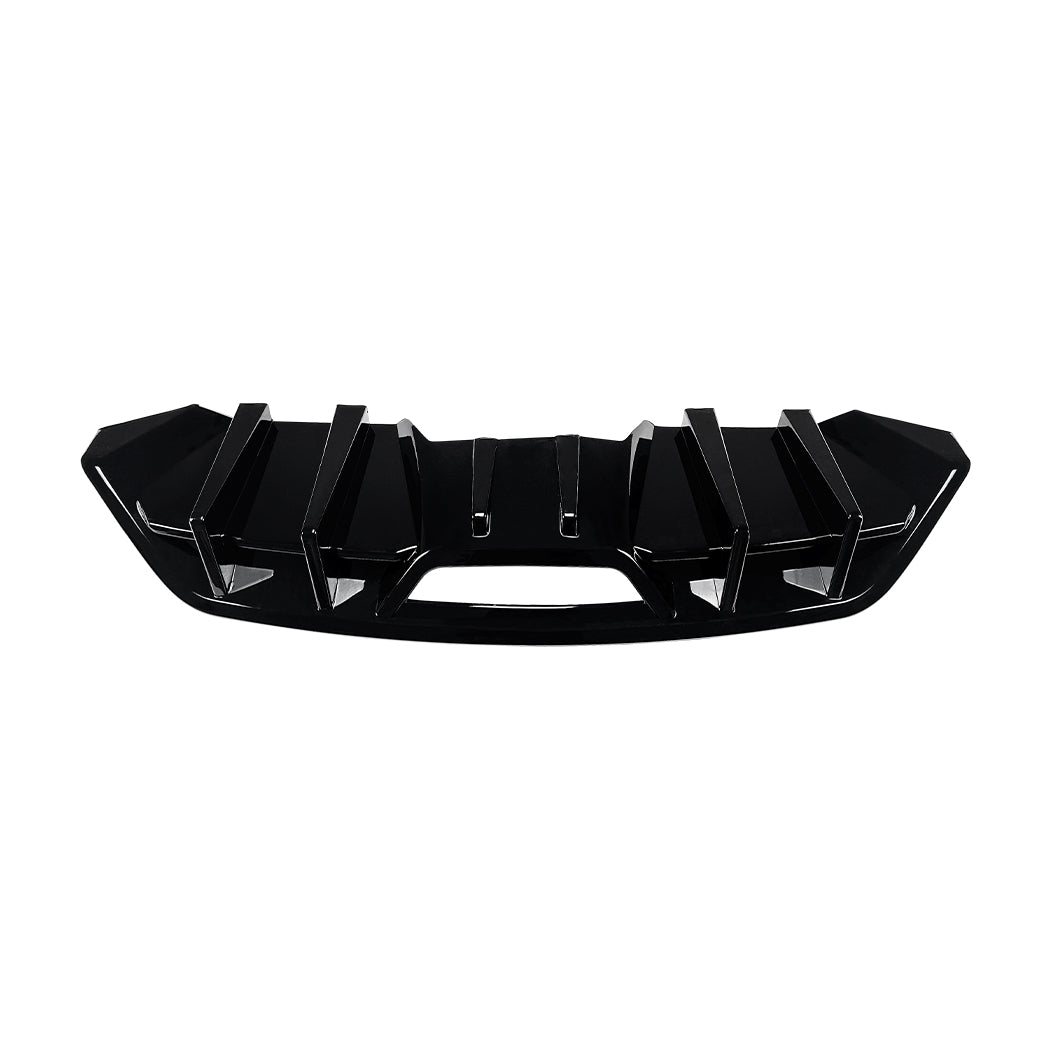 Gloss Black Rear Diffuser for Ford Mustang S550 MK6.5 18-23