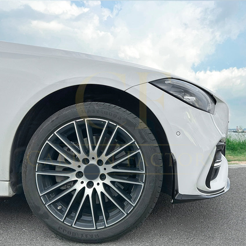 AMG Style Gloss Black Front Splitter for Mercedes Benz W206 C Class 22-Present - Carbon Factory