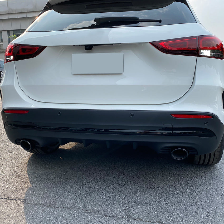 A Style Gloss Black Rear Diffuser for Mercedes Benz H247 GLA 20-Present