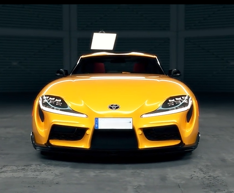 Carbon Fiber Front Splitter for Toyota Supra 2020-2024 - Carbon Factory