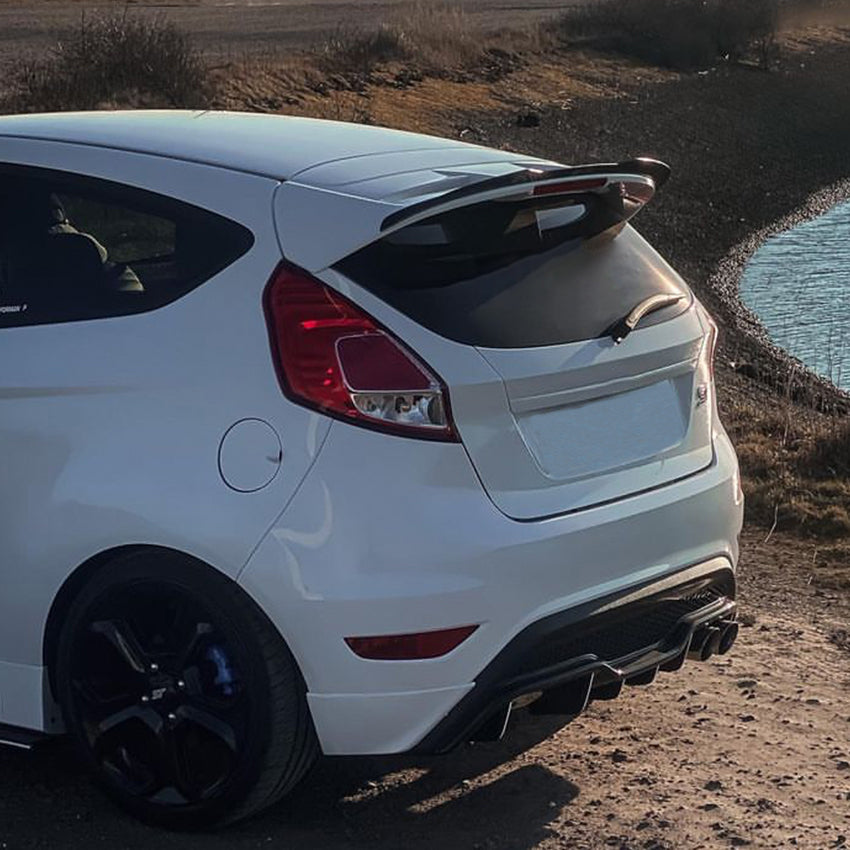 Gloss Black Roof Spoiler for Ford Fiesta B299 MK7 MK7.5 08-17