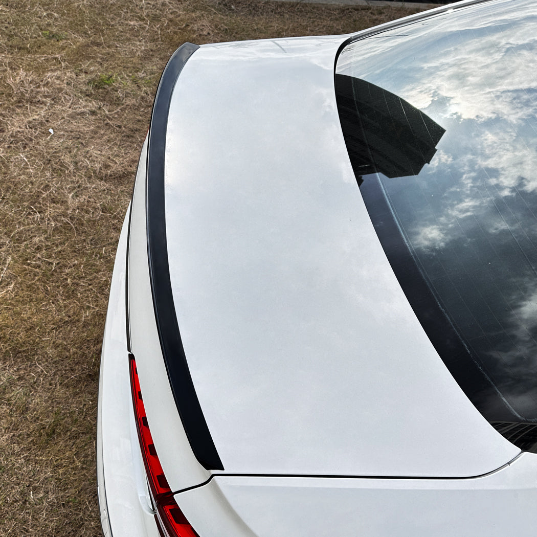 OEM Style Gloss Black Boot Spoiler for Audi A4 S4 B9 B9.5 15-25 - Carbon Factory