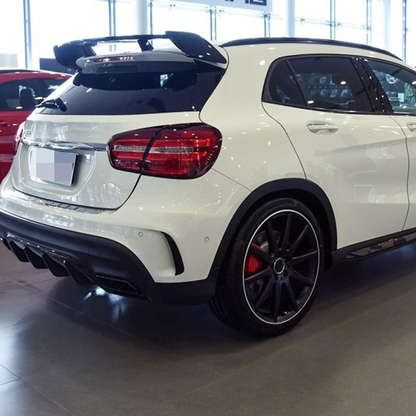 Gloss Black Rear Canards for Mercedes Benz X156 GLA 13-19