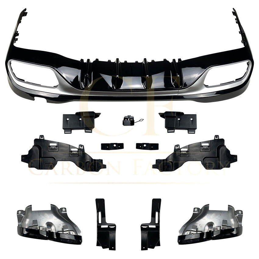 Brabus Style Gloss Black Rear Diffuser for Mercedes Benz W206 C Class 22-Present - Carbon Factory