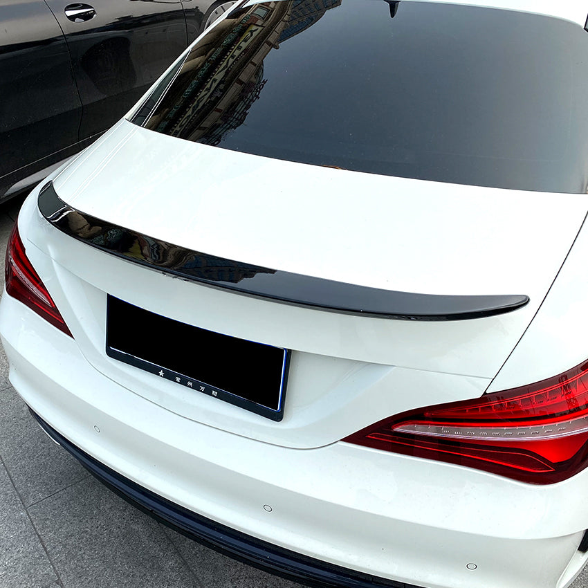 AMG Style Gloss Black Boot Spoiler for Mercedes Benz W117 CLA 13-19 - Carbon Factory