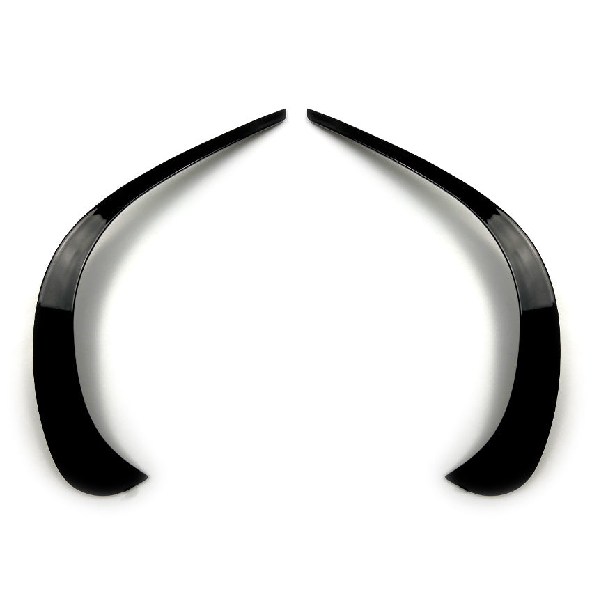 Gloss Black Front Canards for Mercedes Benz X253 C253 GLC 20-22