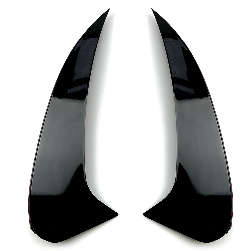 Gloss Black Rear Canards for Mercedes Benz C257 CLS 19-23