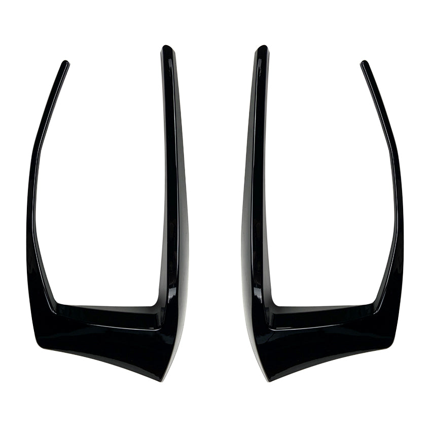 V1 Gloss Black Rear Canards for VW Golf MK7 13-16