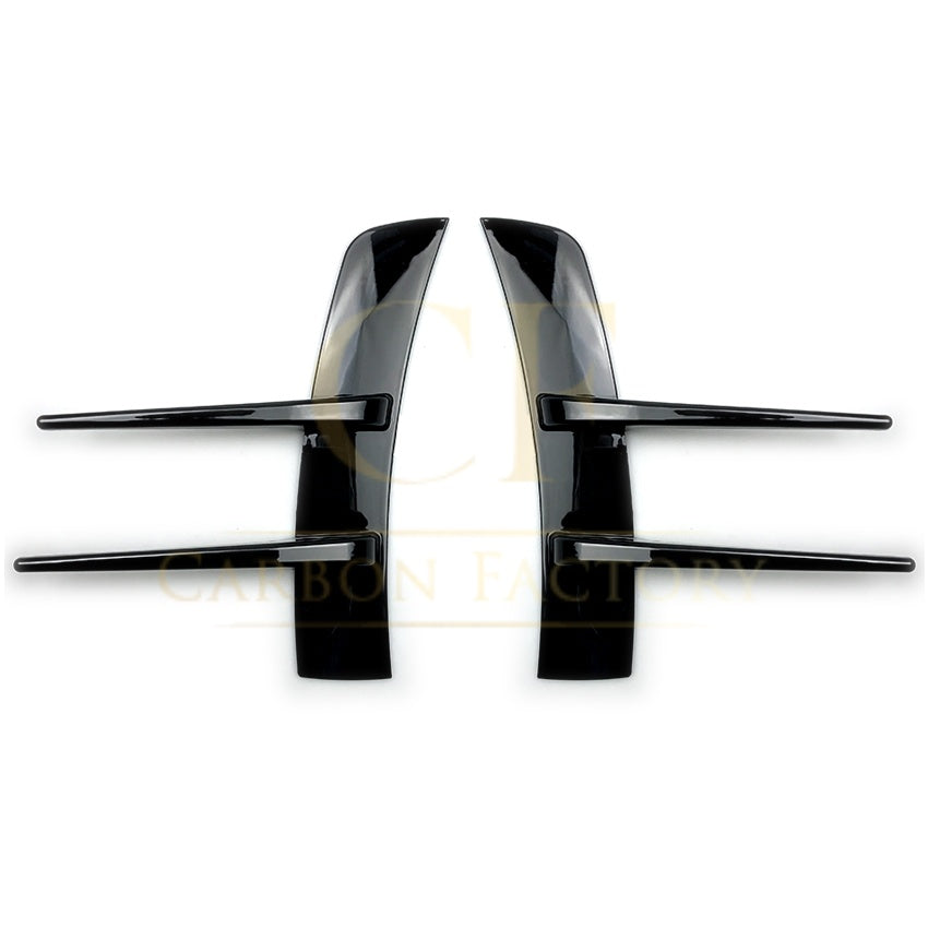 Type 2 Gloss Black Front Canards for Mercedes Benz W177 A Class AMG & A35 18-22 - Carbon Factory