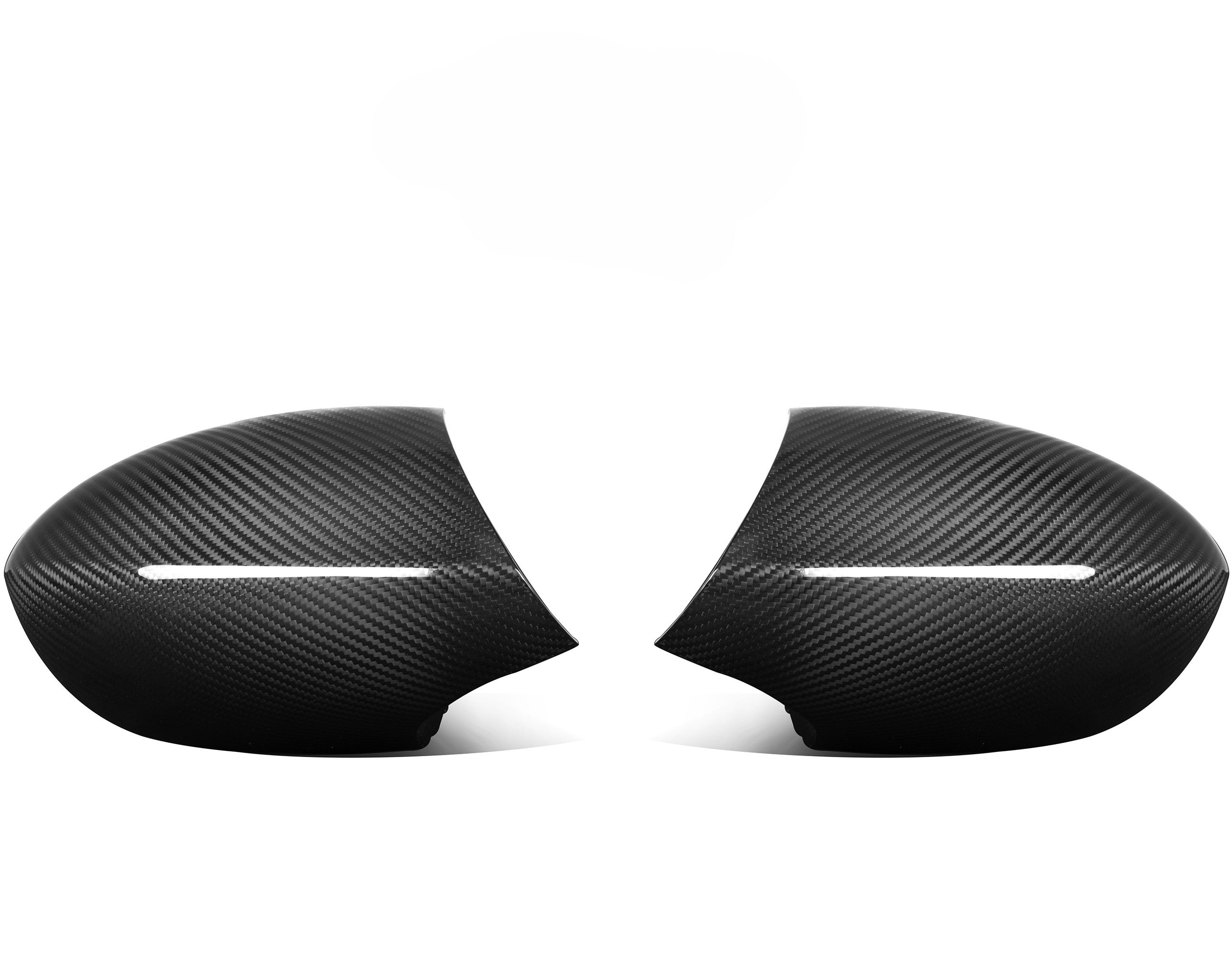 CF Style Pre-Preg Carbon Fibre Replacement Mirror Covers for BMW E90 E92 E93 M3 E87 1M - Carbon Factory