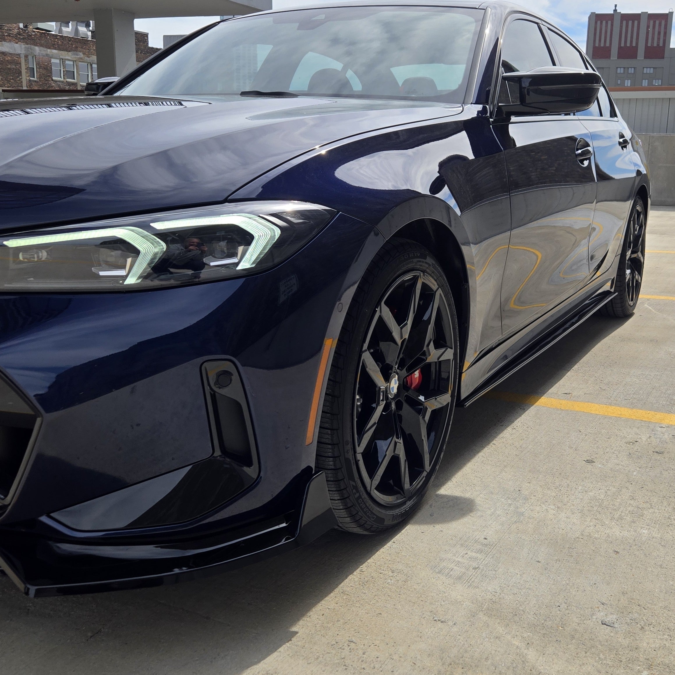 AC Style Gloss Black Side Skirts for BMW 3 Series G20 G21 19-Present