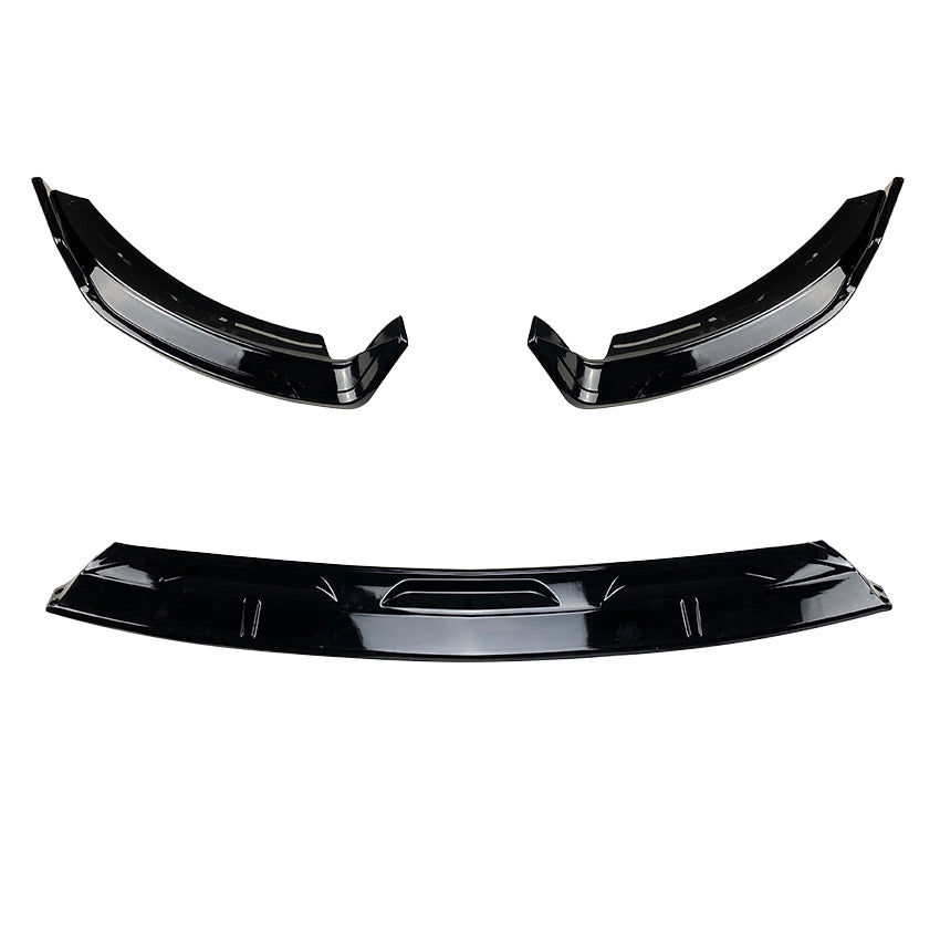 A Style Gloss Black Front Splitter for Mercedes Benz W167 C167 GLE 19-23