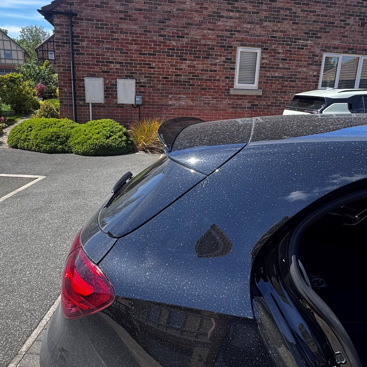 V Style Gloss Black Boot Spoiler for Mercedes Benz W177 A Class Hatchback 18-25