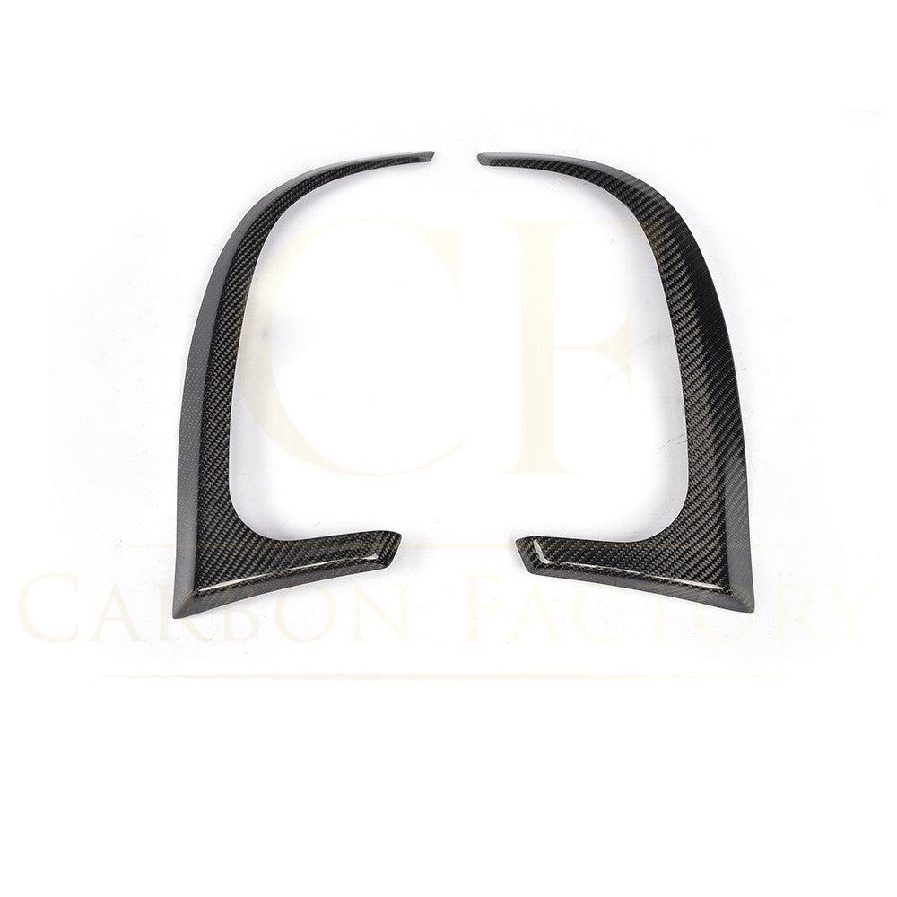 2PCS/SET Rear Bumper Vents Exterior Trims for Mercedes A-Tlass W176 A45 AMG 14-15-Carbon Factory