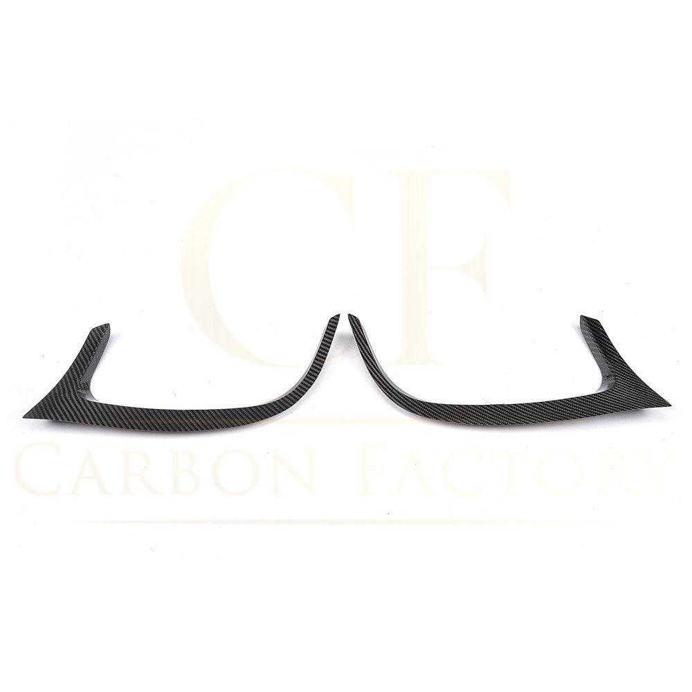 2PCS/SET Rear Bumper Vents Exterior Trims for Mercedes A-Tlass W176 A45 AMG 14-15-Carbon Factory
