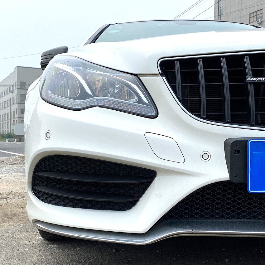 Gloss Black Front Bumper Grille for Mercedes Benz C207 E Class Coupe AMG 13-17 - Carbon Factory