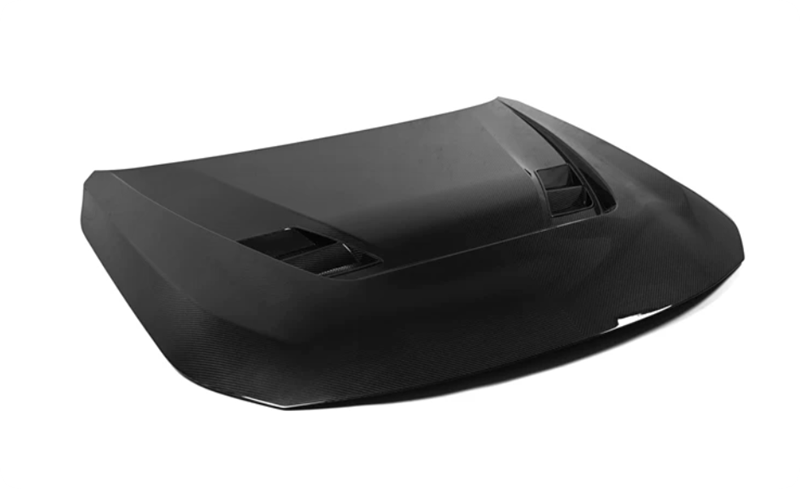 Pre-Preg Carbon fiber bonnet for BMW G87 M2 G42 coupe, showcasing sleek, lightweight design and smooth finish.