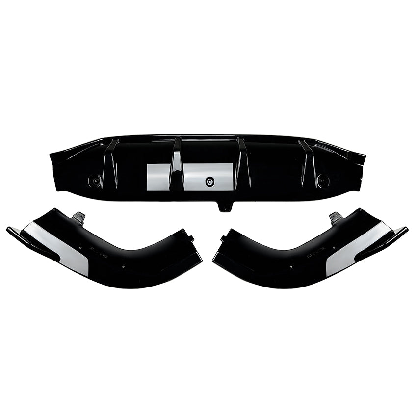 A Style Gloss Black Diffuser for Mercedes Benz X254 GLC SUV 23-26
