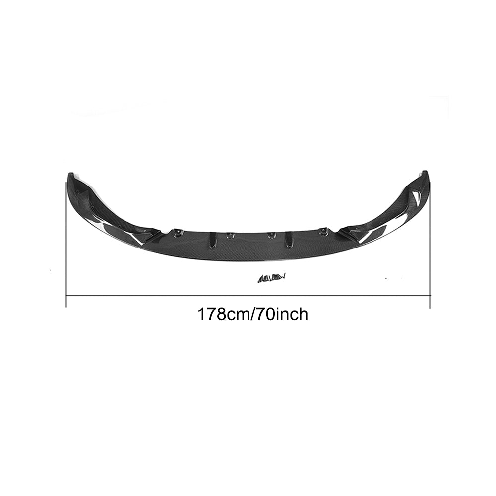 3D Style Carbon Fibre Front Splitter for BMW F80 M3 F82 F83 M4 14-20-Carbon Factory