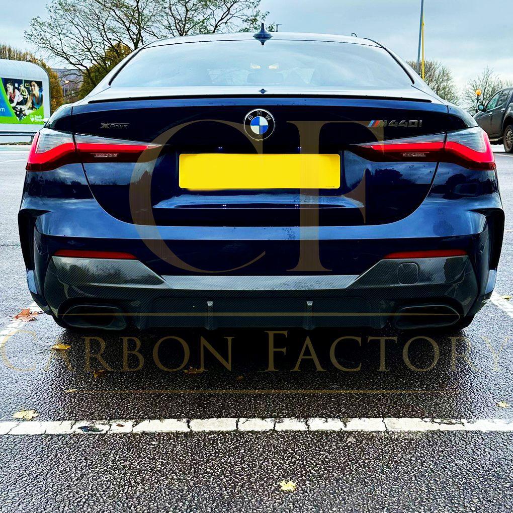 3D Style Carbon Fibre Rear Diffuser for BMW 4 Series G22 G23 20-Present-Carbon Factory