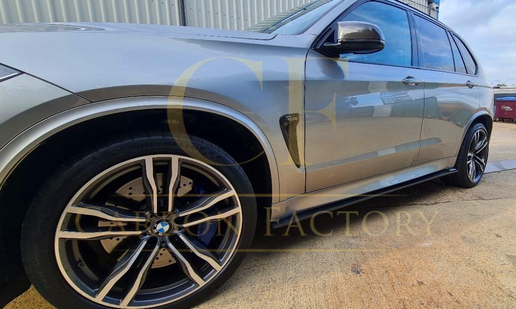 3D Style Carbon Fibre Side Skirts for BMW F15 X5 F16 F85 X5M F86 X6M 13-18-Carbon Factory