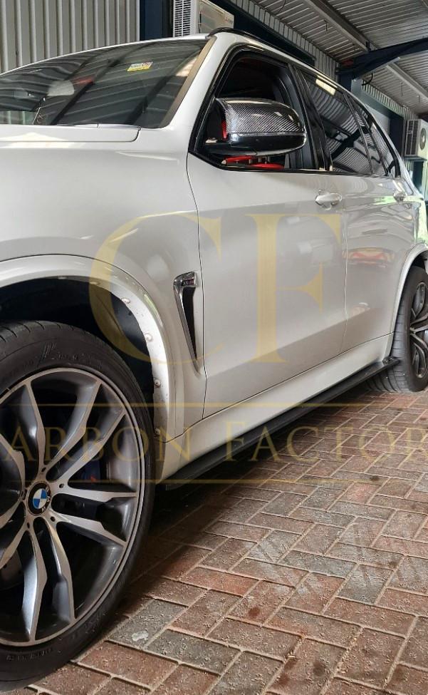 3D Style Carbon Fibre Side Skirts for BMW F15 X5 F16 F85 X5M F86 X6M 13-18-Carbon Factory