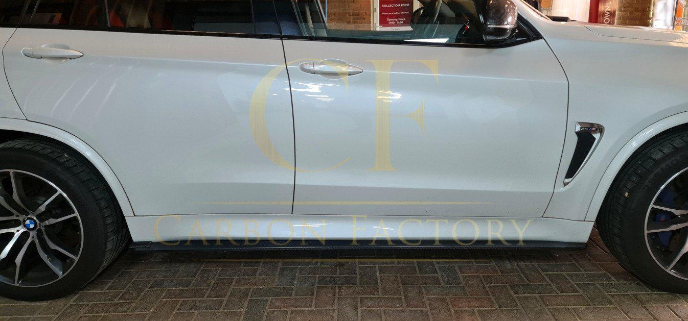 3D Style Carbon Fibre Side Skirts for BMW F15 X5 F16 F85 X5M F86 X6M 13-18-Carbon Factory