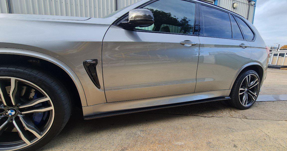 3D Style Carbon Fibre Side Skirts for BMW F15 X5 F16 F85 X5M F86 X6M 13-18-Carbon Factory