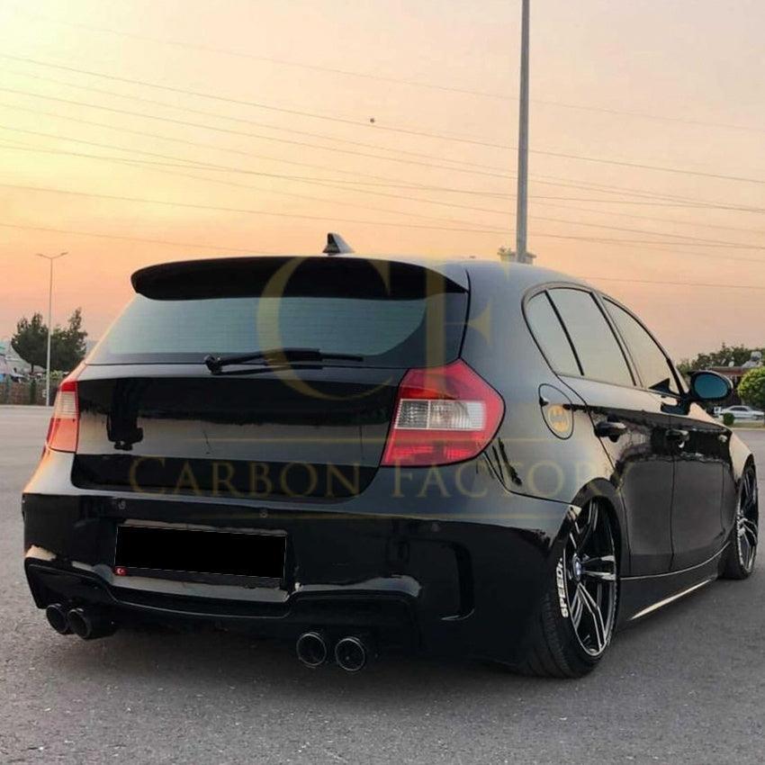 3D Style Gloss Black Roof Spoiler for BMW 1 Series E81 E87 04-11-Carbon Factory
