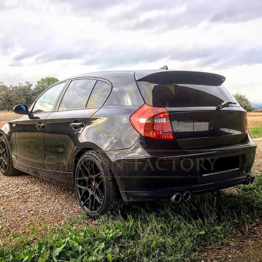 3D Style Gloss Black Roof Spoiler for BMW 1 Series E81 E87 04-11-Carbon Factory