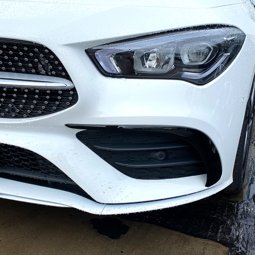Gloss Black Front Canards for Mercedes Benz W118 CLA AMG 19-23 - Carbon Factory