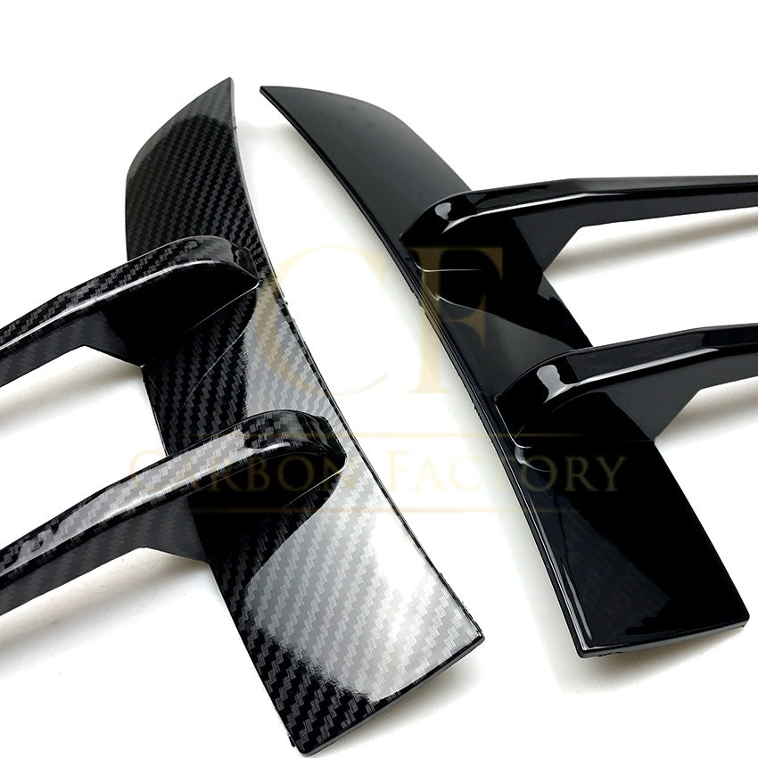 Type 2 Gloss Black Front Canards for Mercedes Benz W177 A Class AMG & A35 18-22