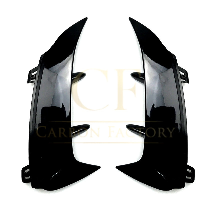 Gloss Black Rear Bumper Trims for Mercedes Benz W177 A Class Hatchback 18-25 - Carbon Factory